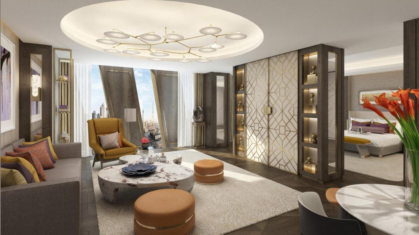 فندق Mandarin Oriental Downtown, دبي المظهر الخارجي الصورة